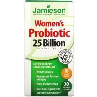 Jamieson Natural Sources, Пробиотик для женщин, 25 млрд, 30 вегетарианских капсул