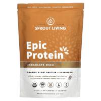 Sprout Living, Протеин Epic Protein, шоколад мака, 1 фунт (455 г)