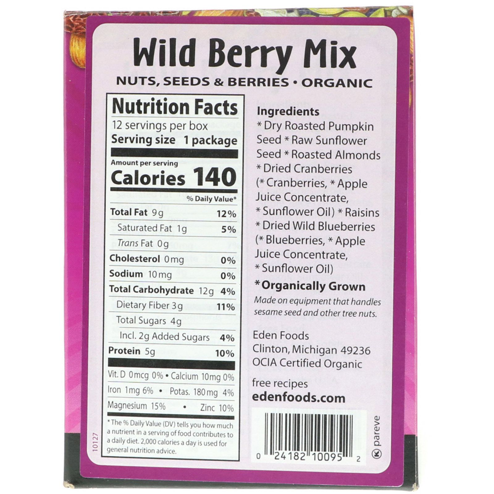 Витамины wildberries. Nutrition facts snack Mix.