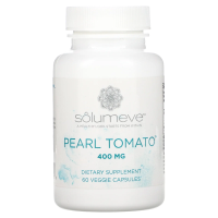 Solumeve, Pearl Tomato, добавка для здоровья кожи, 400 мг, 60 растительных капсул