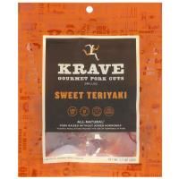 Krave, Gourmet Pork Cuts, Sweet Teriyaki, 2.7 oz (76 g)