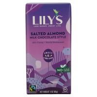 Lily's Sweets, 40% Chocolate & Milk, Salted Almond, 3 oz (85 g)