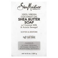SheaMoisture, 100% Virgin Coconut Oil Shea Butter Soap with Coconut Milk & Avocado Senegal, 8 oz (230 g)