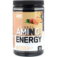 Optimum Nutrition, Essential Amino Energy, белый персиковый чай, 9,5 унций (270 г)