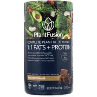 PlantFusion, Растительный комплекс для кетодиеты, жиры и белки 1:1, со вкусом шоколада, 315 г