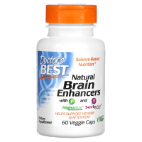 Doctor's Best, Natural Brain Enhancers wtih AlphaSize and SerinAid, 60 Veggie Caps
