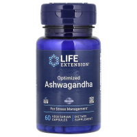 Life Extension, Оптимизированный экстракт ашвагандха, 60 капсул