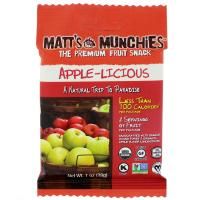 Matt's Munchies, Apple-Licious, 12 шт., 1 унц. (28 г) каждый
