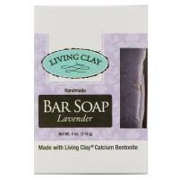Living Clay, Handmade Bar Soap, Lavender, 4 oz (114 g)