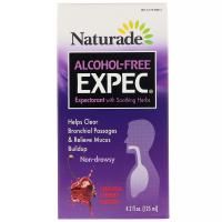 Naturade, EXPEC без спирта, отхаркивающее средство на травах, натуральный вишневый вкус, 125 мл