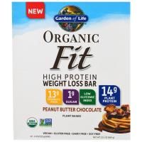 Garden of Life, Organic Fit Bar Peanut Butter Chocolate ,12 -- 1.9 oz (55 g) Bars