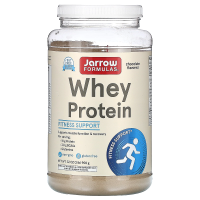 Jarrow Formulas, 100% Натуральный сывороточный протеин со вкусом шоколада, 32 унции (908 г) порошок
