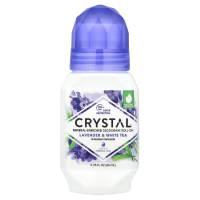 Crystal Body Deodorant, Натуральный роликовый дезодорант, лаванда и белый чай, 2,25 ж. унц. (66 мл)