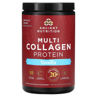 Dr. Axe / Ancient Nutrition, Multi Collagen Protein, Vanilla, 16.8 oz (475 g)