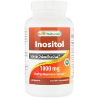 Best Naturals, Inositol, 1000 mg, 120 Tablets