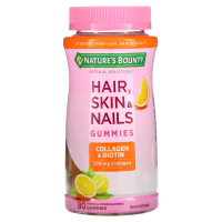 Nature's Bounty, Оптимальные решения, для волос, кожи и ногтей с биотином, со вкусом тропических фруктов, 80 жевательных таблеток