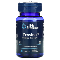 Life Extension, Provinal, Очищенная форма омега-7, 30 гелевых капсул