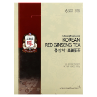 Cheong Kwan Jang, Чай из корейского красного женьшеня, 50 пакетиков, 0,105 унц. (3 г) каждый