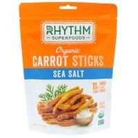 Rhythm Superfoods, Органические морковные палочки, морская соль, 1,4 унции (40 г)