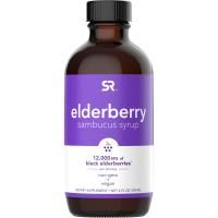 Sports Research, Elderberry Sambucus Syrup, 12,000 mg, 4 fl oz (120 ml)