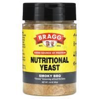 Bragg, Пищевые дрожжи, барбекю с дымком, 85 г (3 унции)