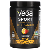Vega, Стимулятор без сахара Sport, клубничный лимонад, 4,3 унц. (122 г)