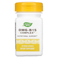 Nature's Way, DMG-B15+, энергия, 60 капсул на растительной основе