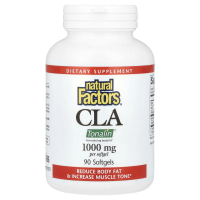 Natural Factors, CLA Tonalin, 1000 мг, 90 мягких таблеток