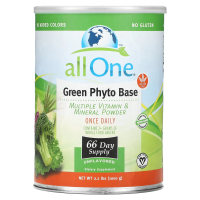 All One, Nutritech, Multiple Vitamins & Minerals - Зеленая Фито-Основа Без запаха 2,2 фунта