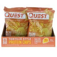 Quest Nutrition, Протеиновые чипсы, Со вкусом сыра начо, 8 пакетов, 1,1 унц. (32 г) каждый