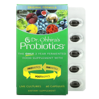 Dr. Ohhira's, Пробиотики, натуральная формула, 60 капсул