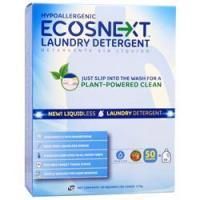 ECOS, ECOSNEXT безжидкий стиральный порошок без запаха и прозрачный 50 шт