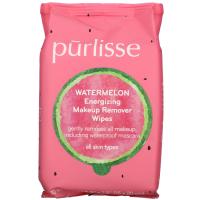 Purlisse, Watermelon, Energizing Makeup Remover Wipes, 30 Towelettes