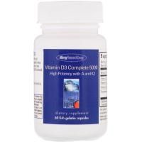 Allergy Research Group, Vitamin D3 Complete 5000, 60 желатиновых капсул