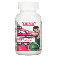 Deva, Пренатальные мультивитамины и минералы для приема один раз в день, 90 таблеток