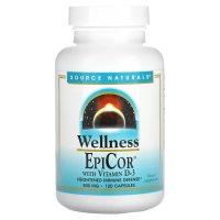 Source Naturals, EpiCor с витамином D-3 120 капсул