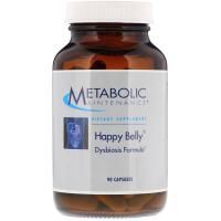 Metabolic Maintenance, Happy Belly, Формула при дизбиозе, 90 капсул