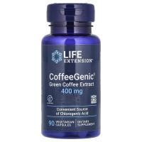 Life Extension, CoffeeGenic, экстракт зеленого кофе 90 овощных капсул