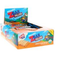 Clif Bar, Clif Kid, Organic ZBar Filled, Double Peanut Butter, 12 Bars, 1.06 oz (30 g) Each