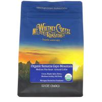 Mt. Whitney Coffee Roasters, Органическая Суматра, молотый кофе, темной обжарки, 340 г (12 унций)