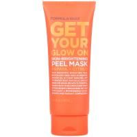Formula 10.0.6, Get Your Glow On, Skin-Brightening Peel Mask, Papaya + Citrus, 3.4 fl oz (100 ml)