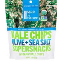 Made in Nature, Органические чипсы из морской капусты с оливковым маслом и морской солью, 2 унции (57 г)