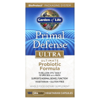 Garden of Life, Основная защита, Ультра, лучшая пробиотическая формула, 180  растительных капсул UltraZorbe