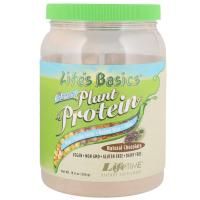 LifeTime Vitamins, Life's Basics, Organic Plant Protein, Natural Chocolate, 19.6 oz (556 g)