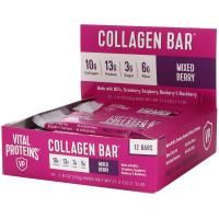 Vital Proteins, Collagen Bar, Mixed Berry, 12 Bars, 1.8 oz (50 g) Each