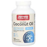 Jarrow Formulas, кокосовое масло первого холодного отжима, 1000 мг, 120 капсул