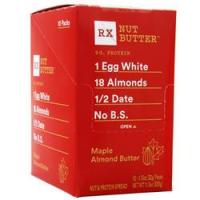 Rx Bar, Спред с ореховым маслом Кленово миндальное масло 10 упаковок