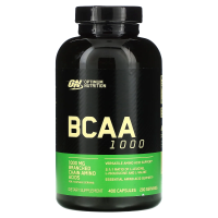 Optimum Nutrition, BCAA 1000 Caps, мега упаковка, 1 г, 400 капсул