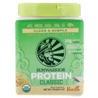 Sunwarrior, Classic Protein, Organic Plant-Based, Vanilla, 13.2 oz (375 g)