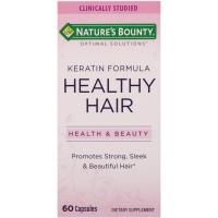 Nature's Bounty, Кератиновая формула для здоровых волос Optimal Solutions, 60 капсул